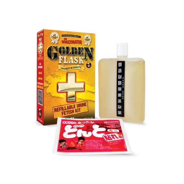 The Golden Flask- Discreet Synthetic Urine Kit For Everyday Use Whizzinator